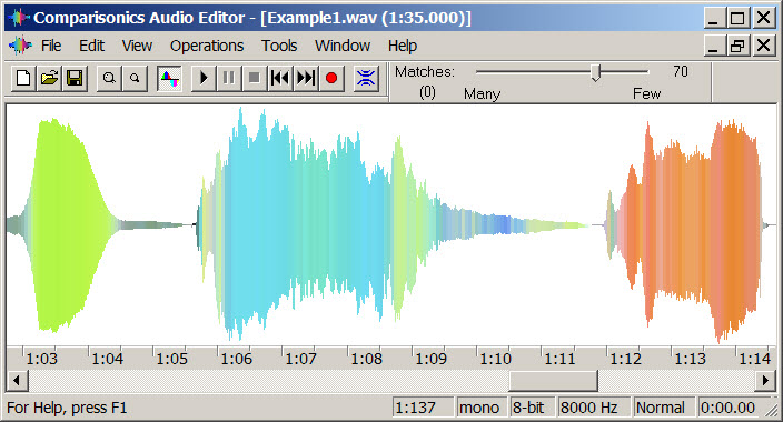 Comparisonics Audio Editor