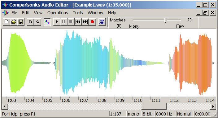 Comparisonics Audio Editor
